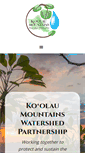 Mobile Screenshot of koolauwatershed.org